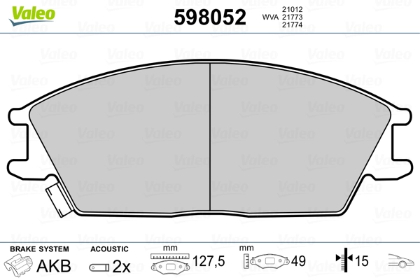 Brake Pad Set, disc brake