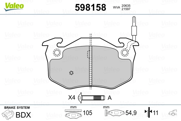 Brake Pad Set, disc brake