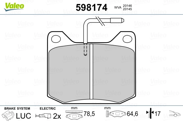 Brake Pad Set, disc brake