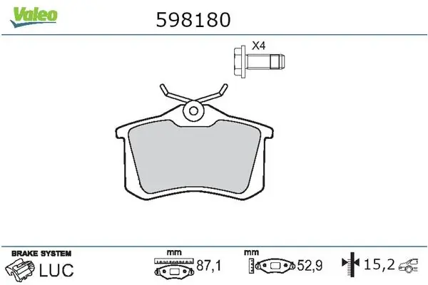 Brake Pad Set, disc brake
