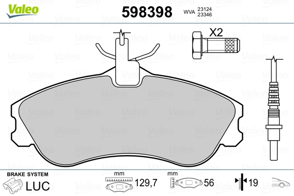 Brake Pad Set, disc brake