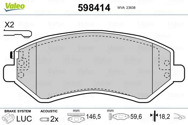 Brake Pad Set, disc brake