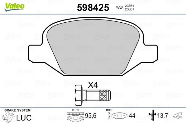 Brake Pad Set, disc brake