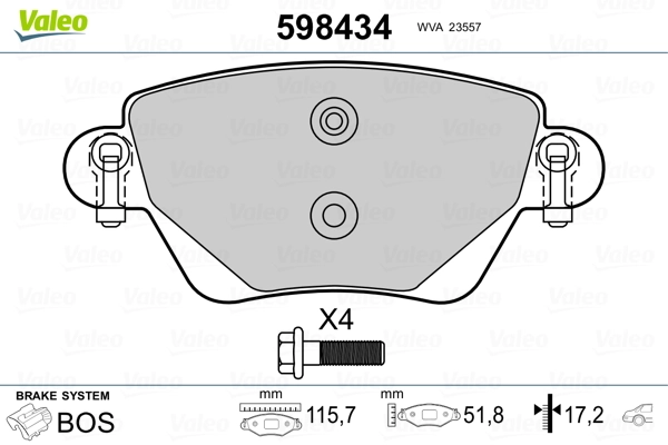 Brake Pad Set, disc brake