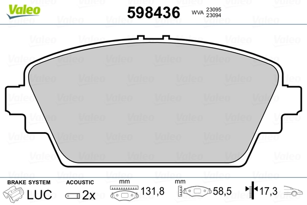 Brake Pad Set, disc brake