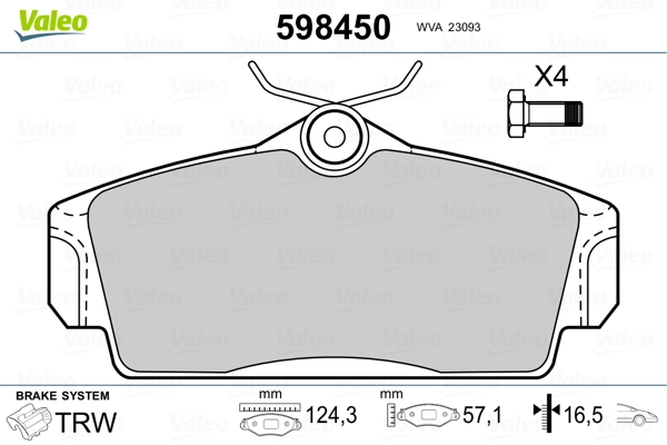 Brake Pad Set, disc brake