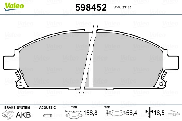 Brake Pad Set, disc brake