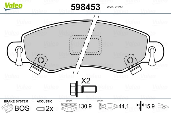 Brake Pad Set, disc brake