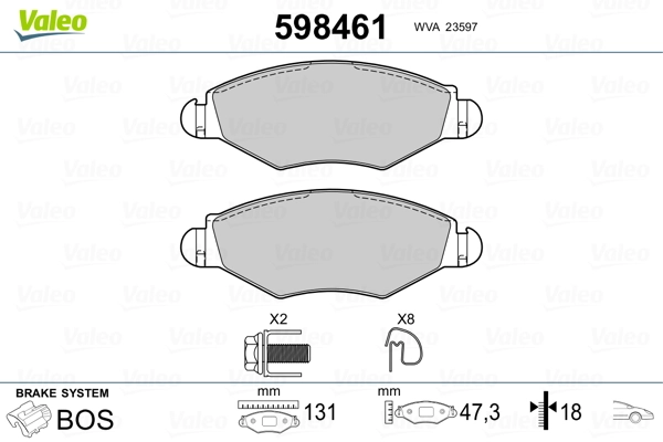 Brake Pad Set, disc brake