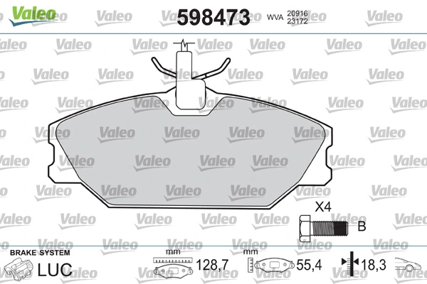 Brake Pad Set, disc brake
