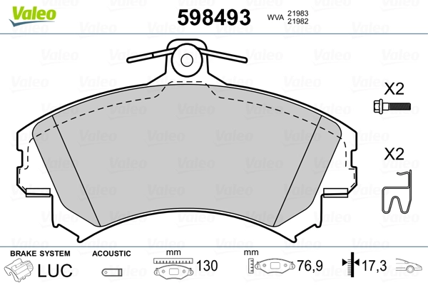 Brake Pad Set, disc brake