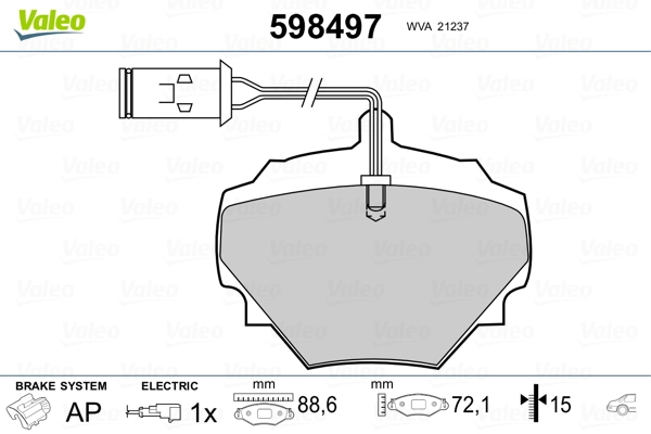 Brake Pad Set, disc brake