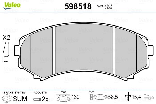 Brake Pad Set, disc brake