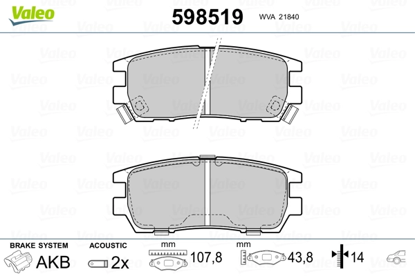 Brake Pad Set, disc brake