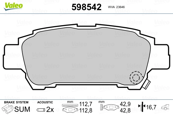 Brake Pad Set, disc brake