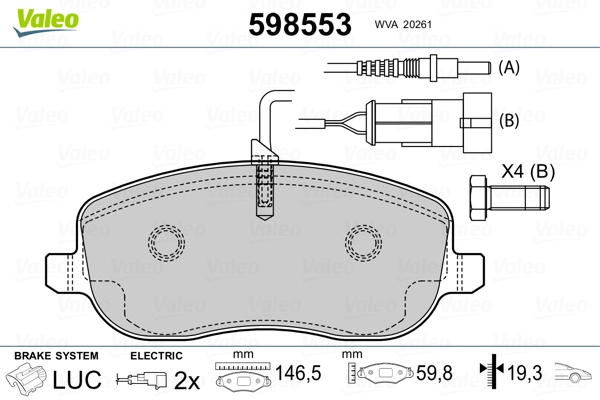 Brake Pad Set, disc brake