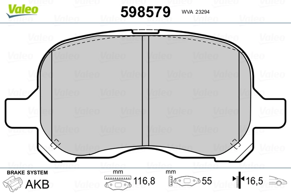 Brake Pad Set, disc brake
