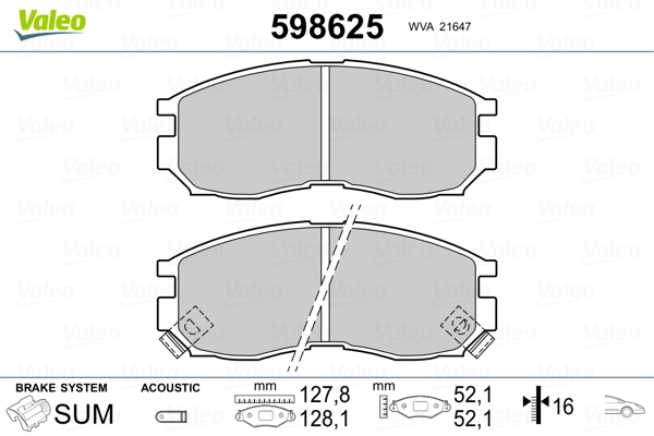 Brake Pad Set, disc brake