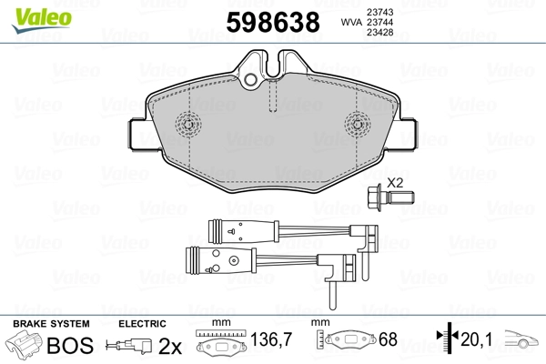 Brake Pad Set, disc brake