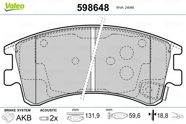 Brake Pad Set, disc brake