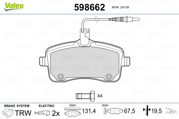 Brake Pad Set, disc brake