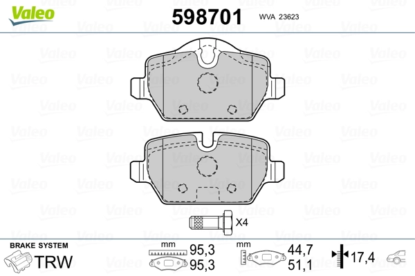 Brake Pad Set, disc brake