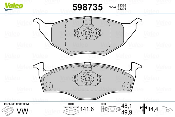 Brake Pad Set, disc brake