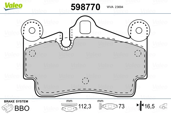 Brake Pad Set, disc brake