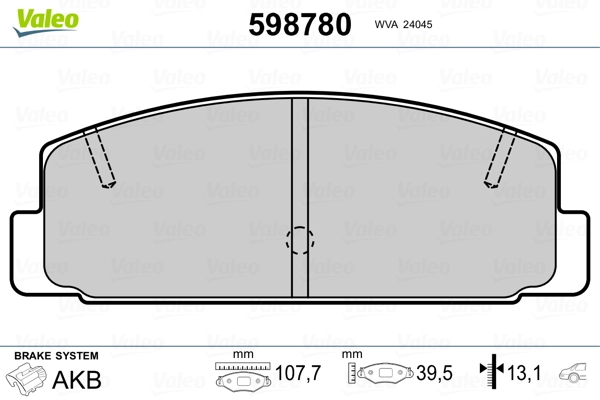 Brake Pad Set, disc brake