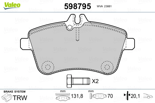 Brake Pad Set, disc brake