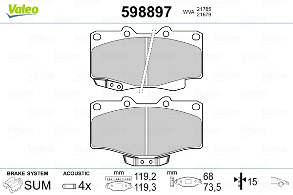 Brake Pad Set, disc brake