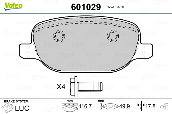 Brake Pad Set, disc brake
