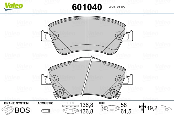 Brake Pad Set, disc brake