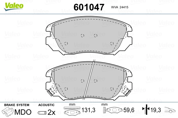Brake Pad Set, disc brake