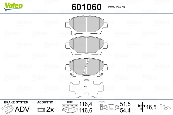 Brake Pad Set, disc brake