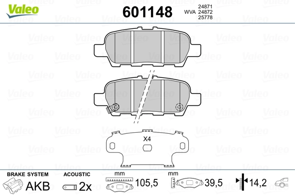 Brake Pad Set, disc brake