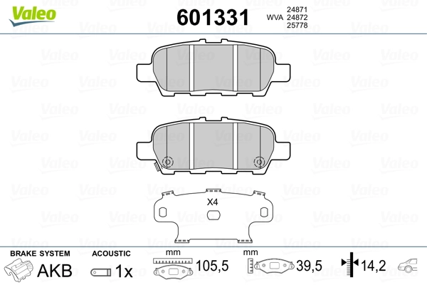 Brake Pad Set, disc brake