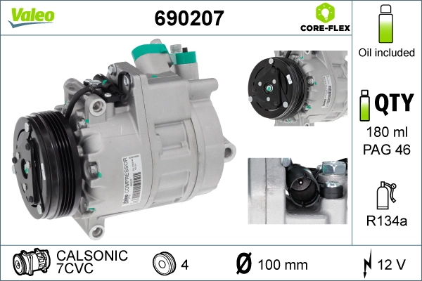 Compressor, air conditioning