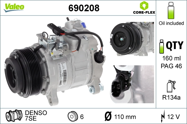 Compressor, air conditioning