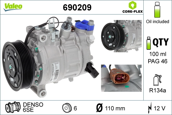 Compressor, air conditioning
