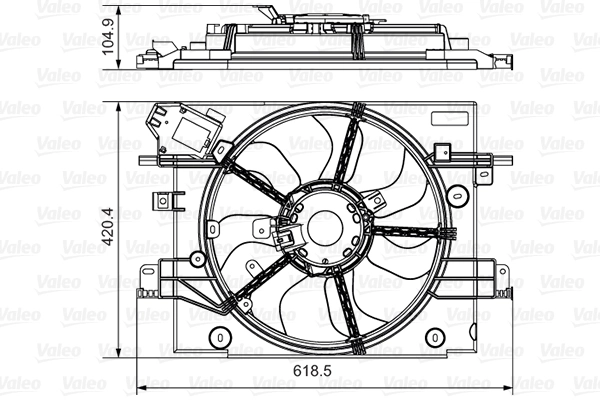 Fan, engine cooling