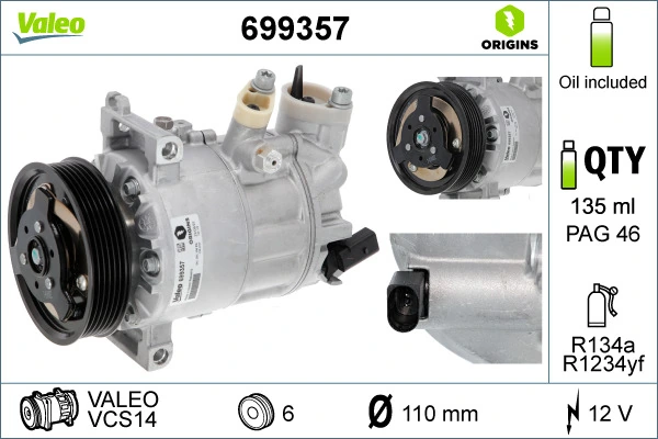 Compressor, air conditioning