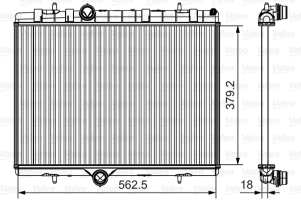 Radiator, engine cooling