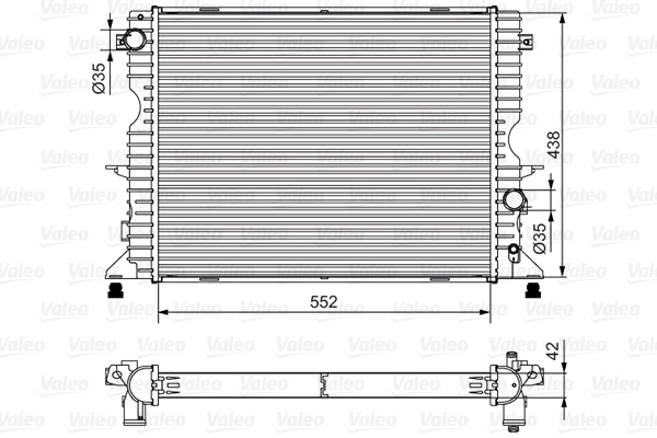 Radiator, engine cooling