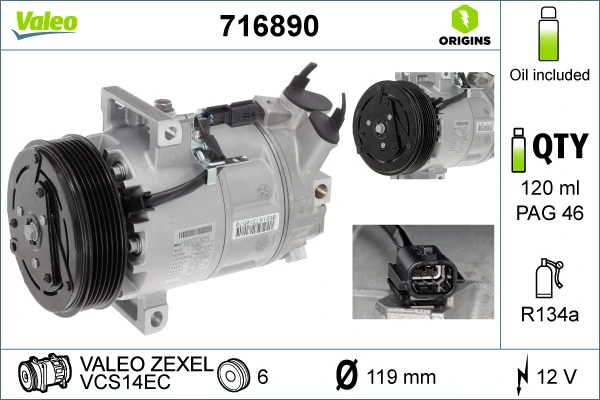 Compressor, air conditioning