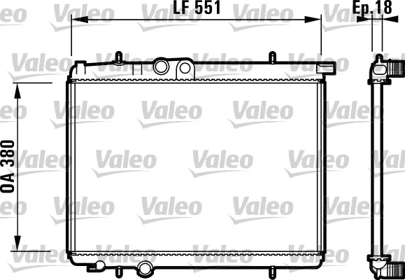 Radiator, engine cooling