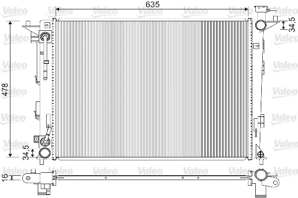 Radiator, engine cooling