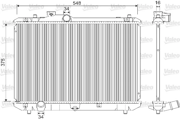Radiator, engine cooling
