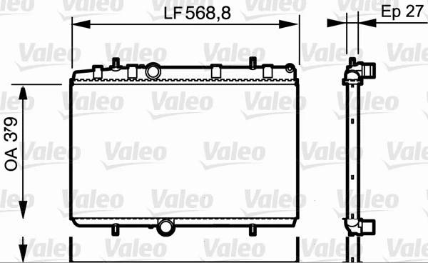 Radiator, engine cooling