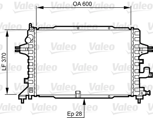 Radiator, engine cooling